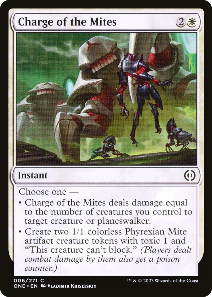 Charge of the Mites [Phyrexia: All Will Be One] | L.A. Mood Comics and Games