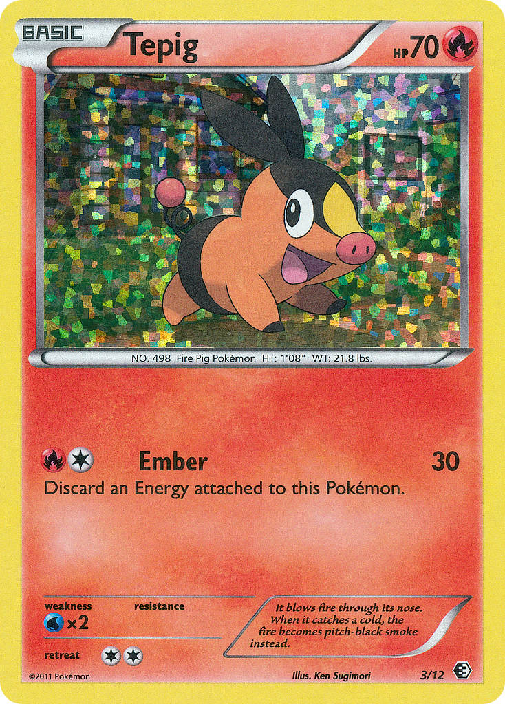 Tepig (3/12) [McDonald's Promos: 2011 Collection] | L.A. Mood Comics and Games