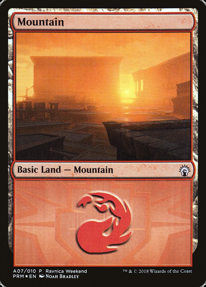 Mountain (A07) [Ravnica Allegiance Ravnica Weekend] | L.A. Mood Comics and Games
