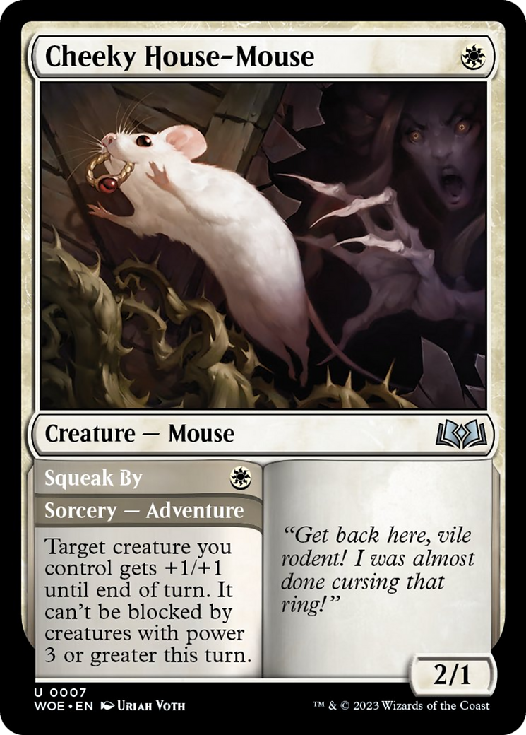 Cheeky House-Mouse [Wilds of Eldraine] | L.A. Mood Comics and Games
