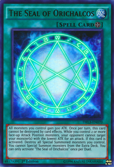 The Seal of Orichalcos [DRL3-EN070] Ultra Rare | L.A. Mood Comics and Games