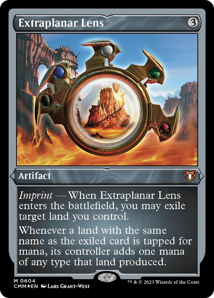 Extraplanar Lens (Foil Etched) [Commander Masters] | L.A. Mood Comics and Games