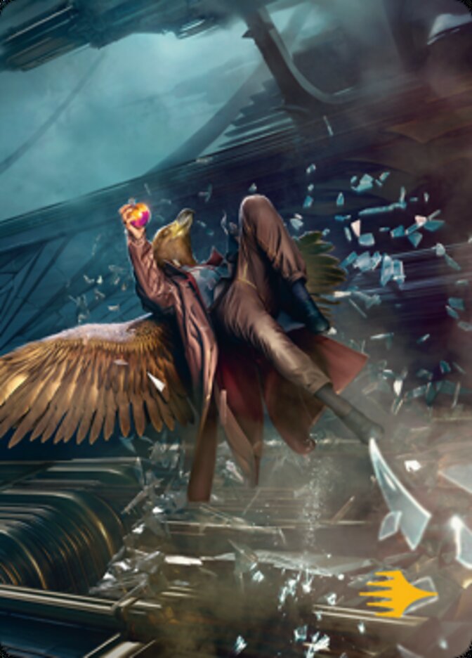 Skyway Robber Art Card (Gold-Stamped Signature) [Streets of New Capenna Art Series] | L.A. Mood Comics and Games