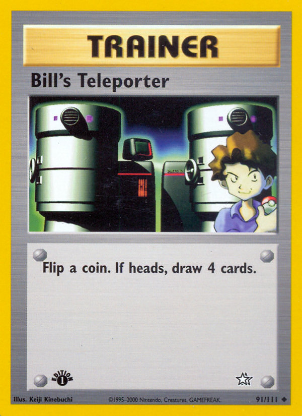 Bill's Teleporter (91/111) [Neo Genesis 1st Edition] | L.A. Mood Comics and Games