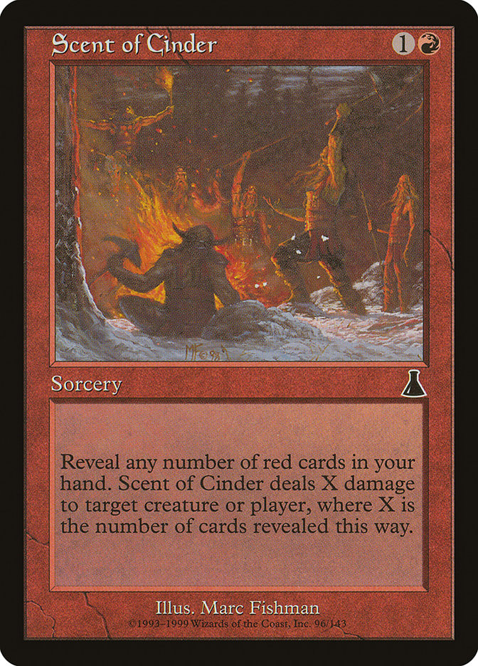Scent of Cinder [Urza's Destiny] | L.A. Mood Comics and Games