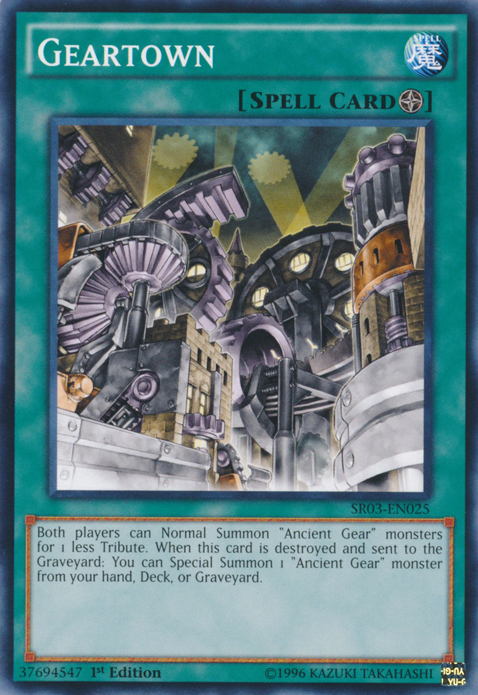 Geartown [SR03-EN025] Common | L.A. Mood Comics and Games