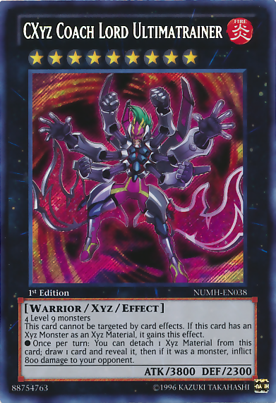 CXyz Coach Lord Ultimatrainer [NUMH-EN038] Secret Rare | L.A. Mood Comics and Games