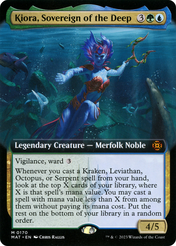 Kiora, Sovereign of the Deep (Extended Art) [March of the Machine: The Aftermath] | L.A. Mood Comics and Games
