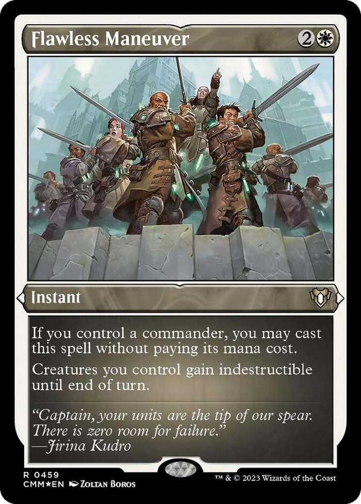 Flawless Maneuver (Foil Etched) [Commander Masters] | L.A. Mood Comics and Games