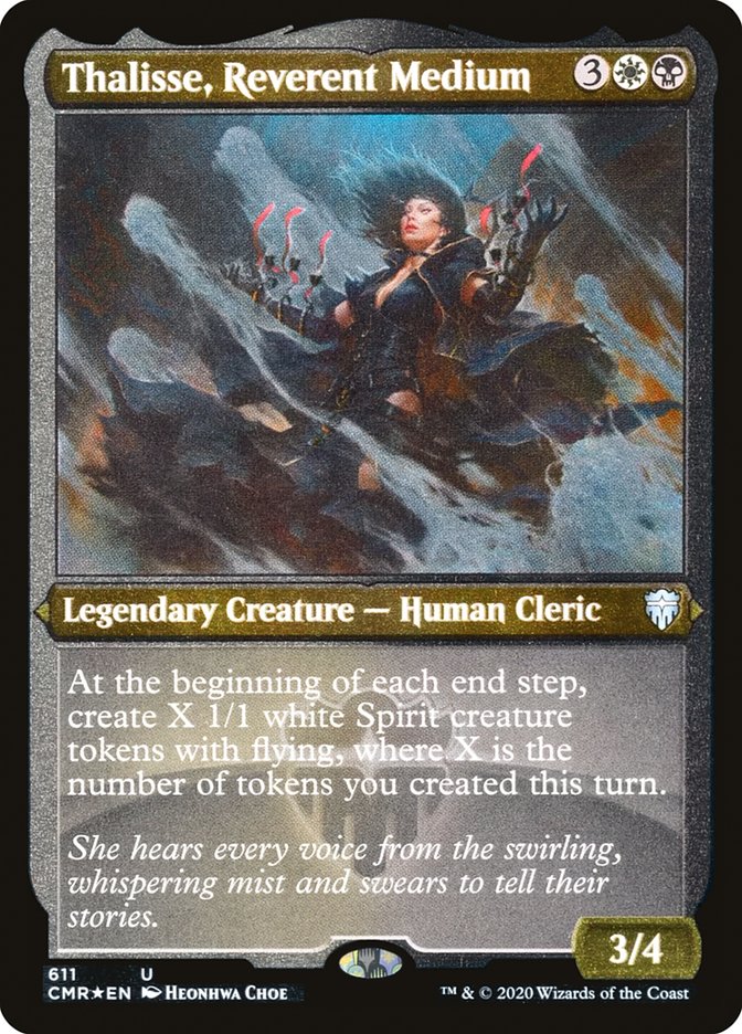 Thalisse, Reverent Medium (Etched) [Commander Legends] | L.A. Mood Comics and Games