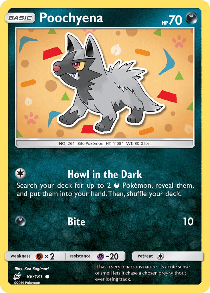 Poochyena (86/181) [Sun & Moon: Team Up] | L.A. Mood Comics and Games