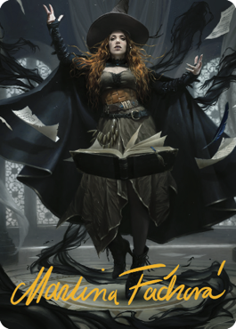 Tasha, the Witch Queen Art Card (41) (Gold-Stamped Signature) [Commander Legends: Battle for Baldur's Gate Art Series] | L.A. Mood Comics and Games