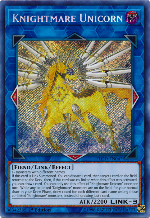 Knightmare Unicorn [FLOD-EN047] Secret Rare | L.A. Mood Comics and Games