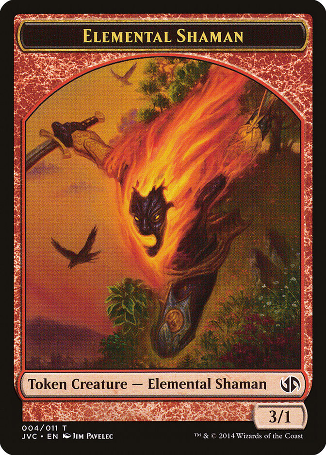 Elemental Shaman Token (Jace vs. Chandra) [Duel Decks Anthology Tokens] | L.A. Mood Comics and Games