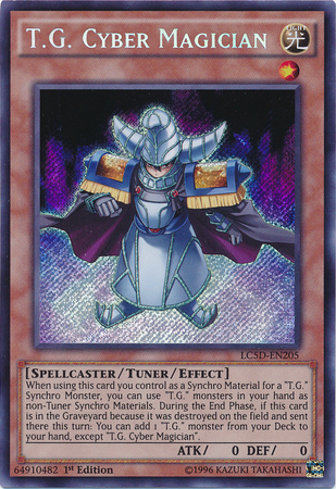 T.G. Cyber Magician [LC5D-EN205] Secret Rare | L.A. Mood Comics and Games