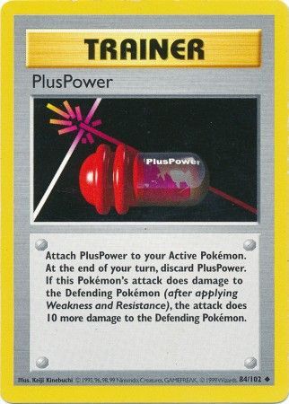 PlusPower (84/102) [Base Set Shadowless Unlimited] | L.A. Mood Comics and Games