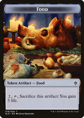Boar // Food (18) Double-Sided Token [Throne of Eldraine Tokens] | L.A. Mood Comics and Games