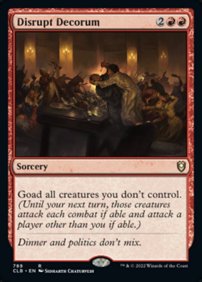 Disrupt Decorum [Commander Legends: Battle for Baldur's Gate] | L.A. Mood Comics and Games