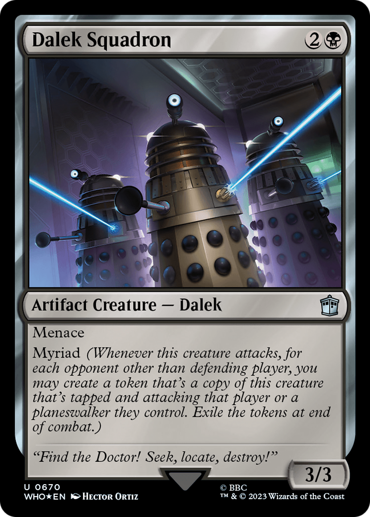 Dalek Squadron (Surge Foil) [Doctor Who] | L.A. Mood Comics and Games
