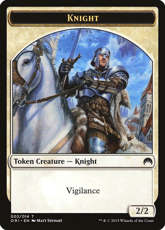 Knight Token [Magic Origins Tokens] | L.A. Mood Comics and Games