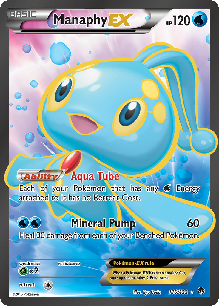 Manaphy EX (116/122) [XY: BREAKpoint] | L.A. Mood Comics and Games