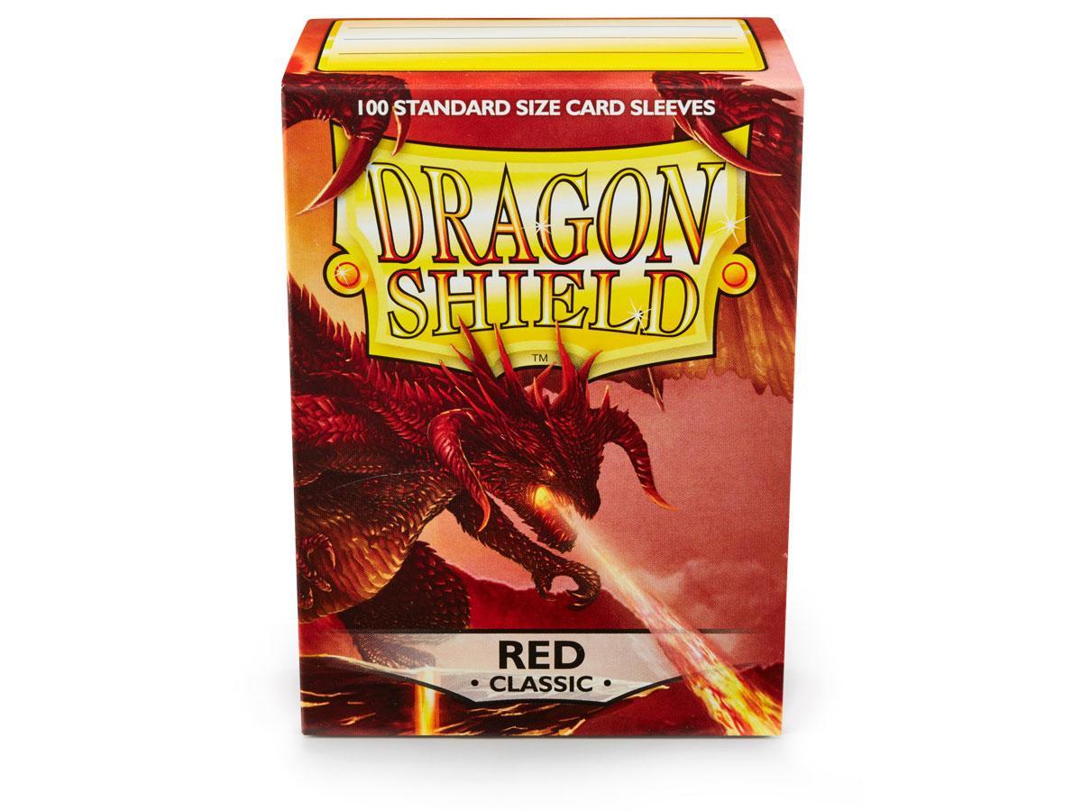 Dragon Shield Classic Sleeve - Red ‘Titanius’ 100ct | L.A. Mood Comics and Games