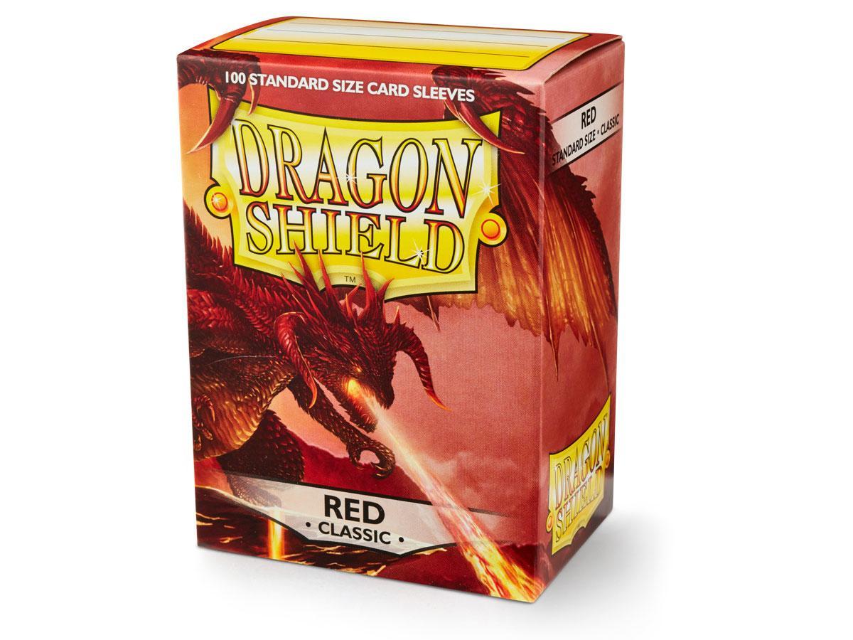 Dragon Shield Classic Sleeve - Red ‘Titanius’ 100ct | L.A. Mood Comics and Games