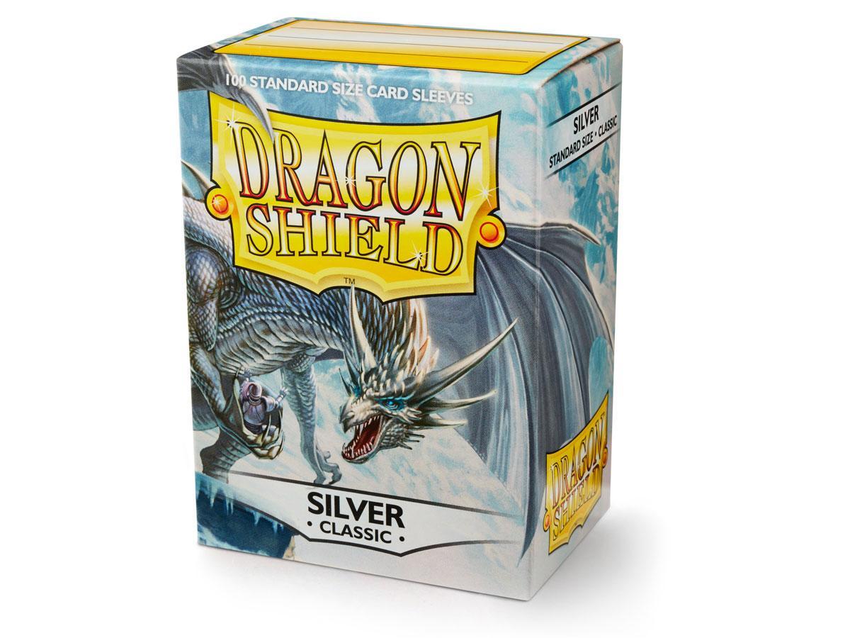 Dragon Shield Classic Sleeve - Silver ‘Mirage’ 100ct | L.A. Mood Comics and Games