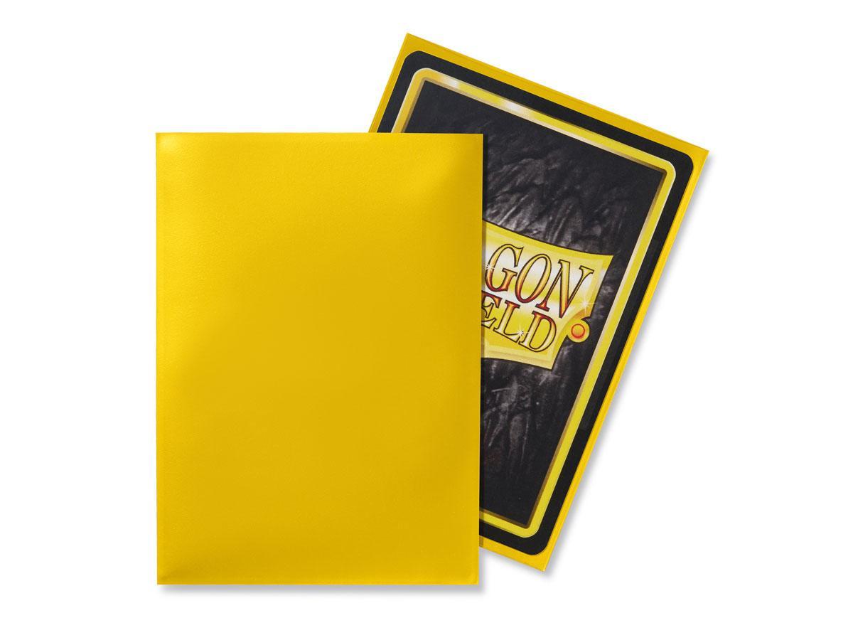 Dragon Shield Classic Sleeve - Yellow ‘Corona’ 100ct | L.A. Mood Comics and Games