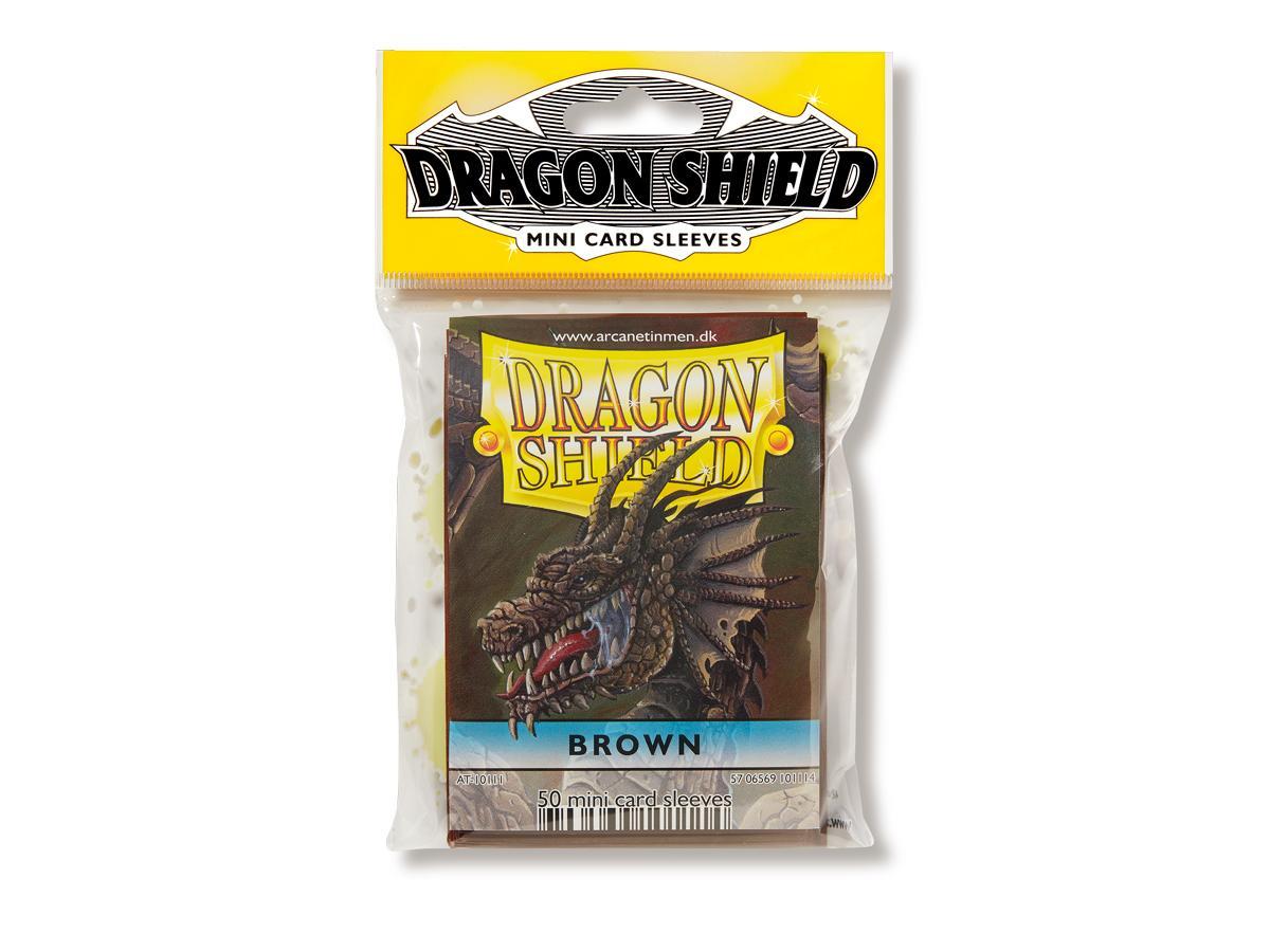 Dragon Shield Classic (Mini) Sleeve - Brown ‘Brakish’ 50ct | L.A. Mood Comics and Games