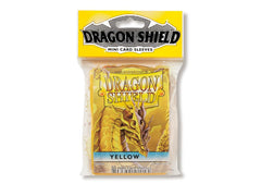 Dragon Shield Classic (Mini) Sleeve - Yellow ‘Corona’ 50ct | L.A. Mood Comics and Games