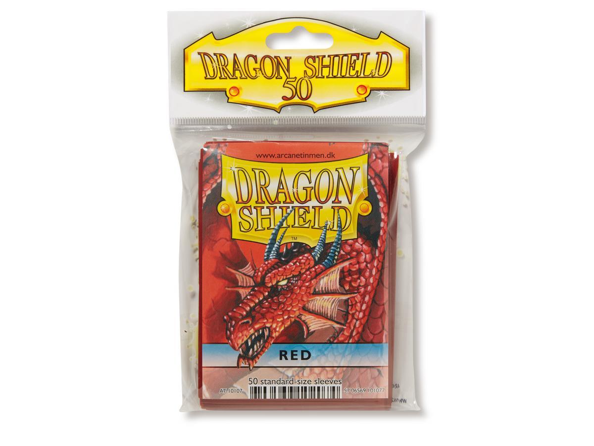 Dragon Shield Classic Sleeve - Red ‘Titanius’ 50ct | L.A. Mood Comics and Games