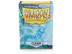 Dragon Shield Matte Sleeve - Clear ‘Angrozh’ 100ct | L.A. Mood Comics and Games