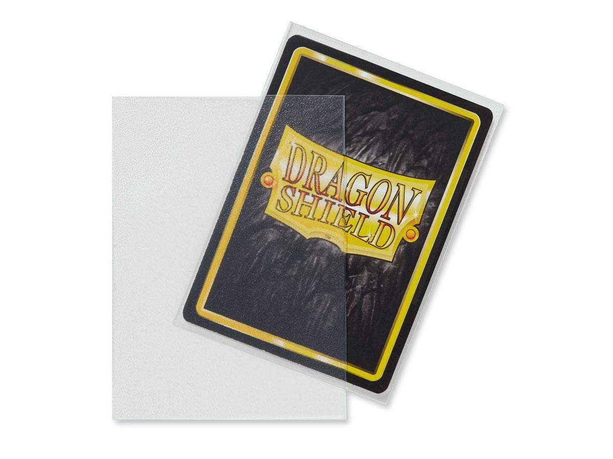 Dragon Shield Matte Sleeve - Clear ‘Angrozh’ 100ct | L.A. Mood Comics and Games