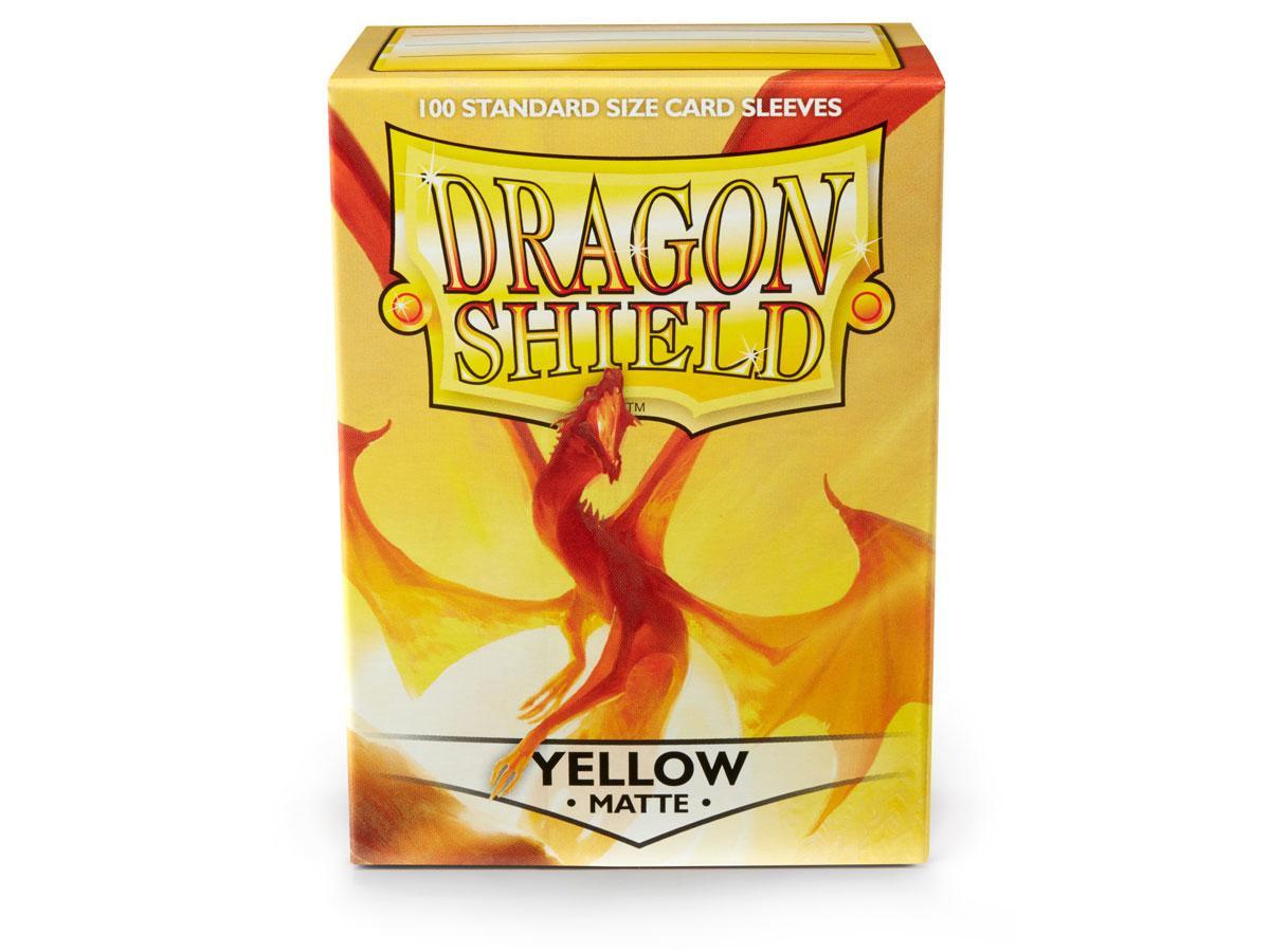 Dragon Shield Matte Sleeve - Yellow ‘Elichaphaz’ 100ct | L.A. Mood Comics and Games