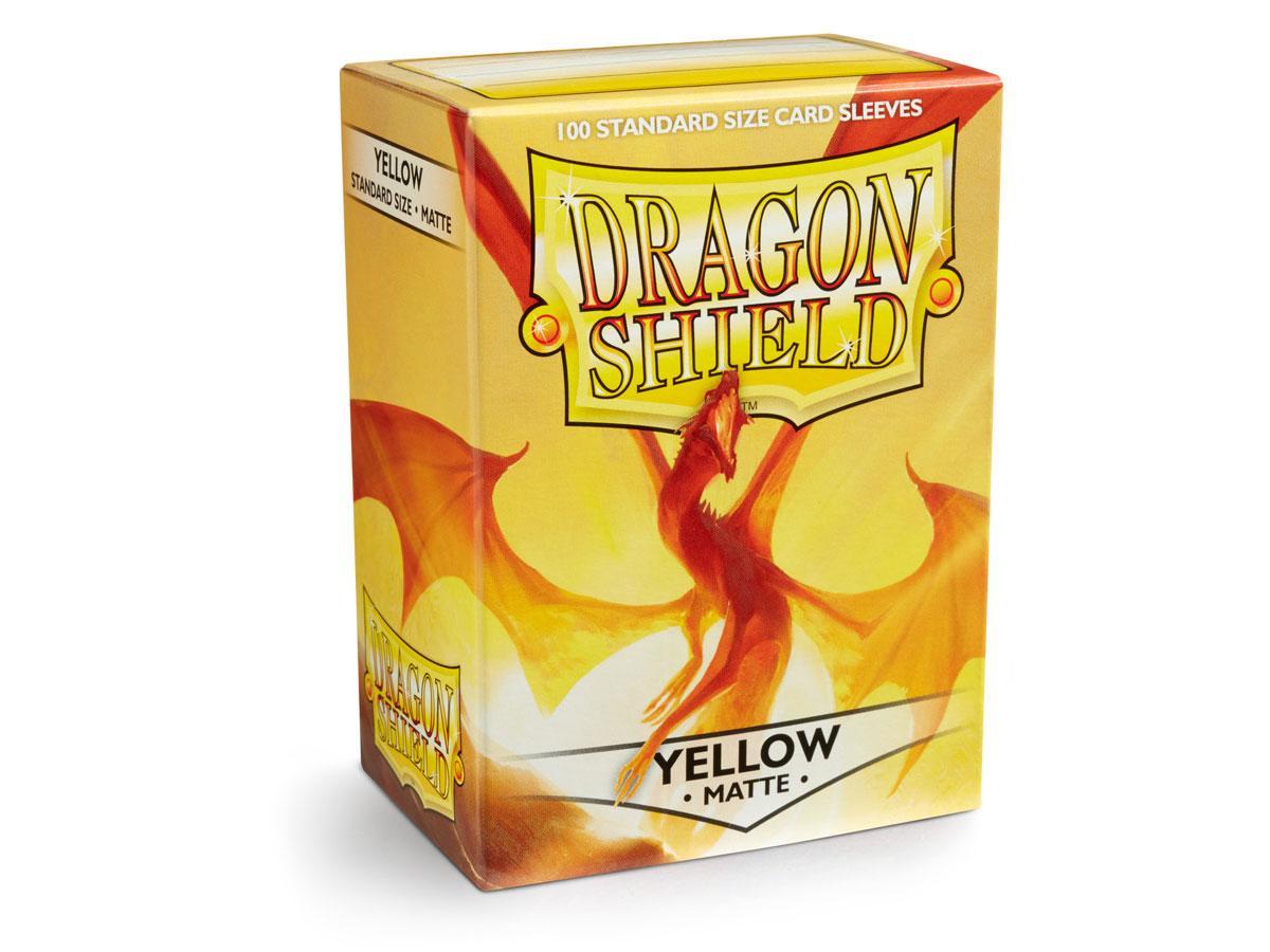 Dragon Shield Matte Sleeve - Yellow ‘Elichaphaz’ 100ct | L.A. Mood Comics and Games