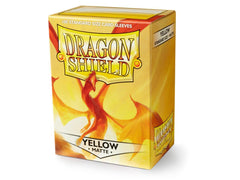 Dragon Shield Matte Sleeve - Yellow ‘Elichaphaz’ 100ct | L.A. Mood Comics and Games