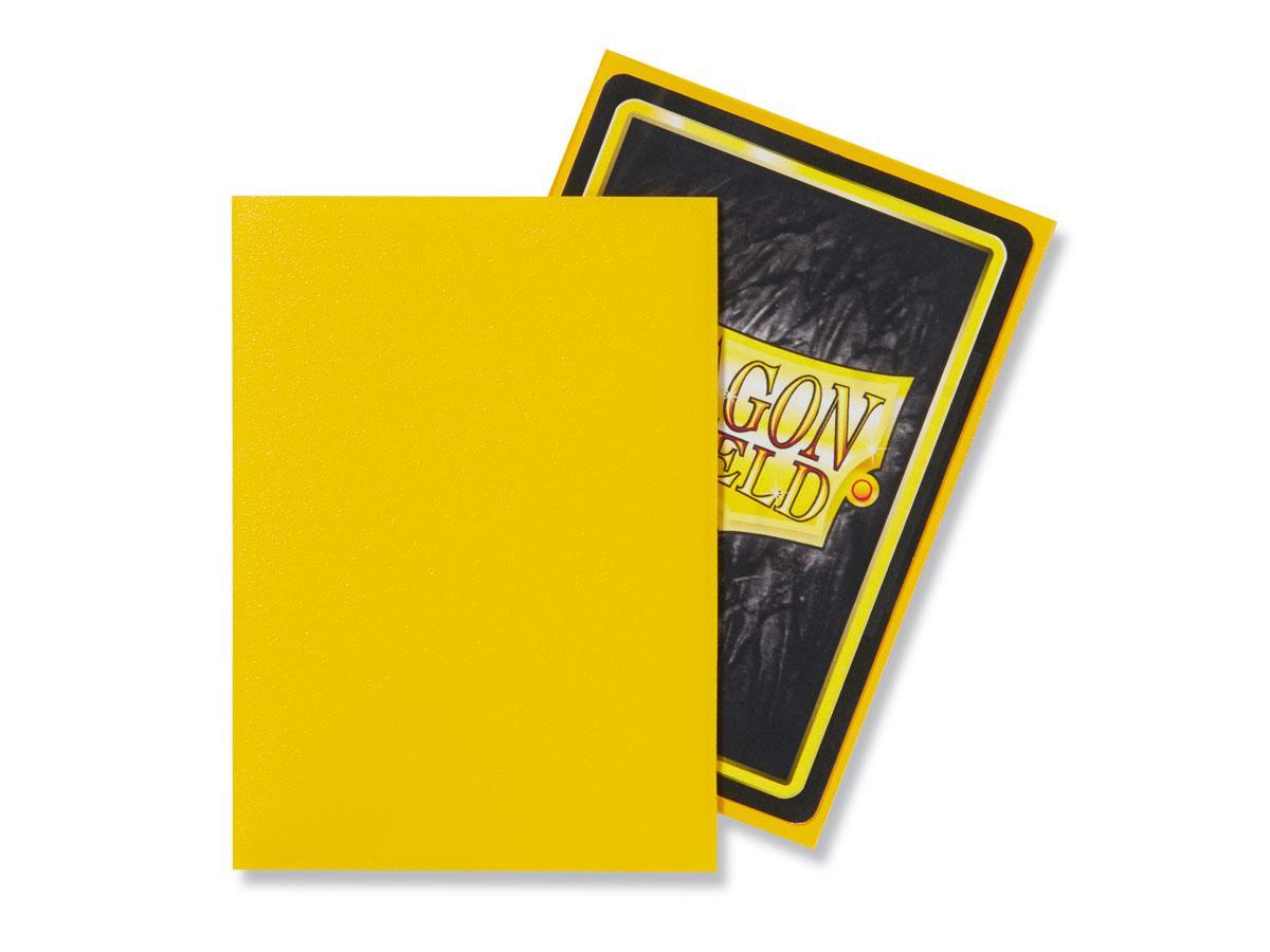 Dragon Shield Matte Sleeve - Yellow ‘Elichaphaz’ 100ct | L.A. Mood Comics and Games