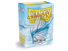 Dragon Shield Matte Sleeve - Sky Blue ‘Strata’ 100ct | L.A. Mood Comics and Games