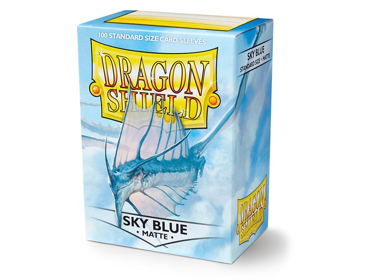 Dragon Shield Matte Sleeve - Sky Blue ‘Strata’ 100ct | L.A. Mood Comics and Games