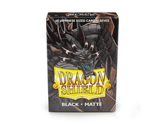 Dragon Shield Matte Sleeve - Black ‘Tao Dong’ 60ct Yugioh | L.A. Mood Comics and Games