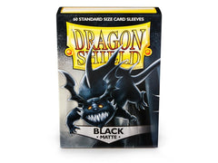 Dragon Shield Matte Sleeve - Black ‘Wanderer’ 60ct | L.A. Mood Comics and Games