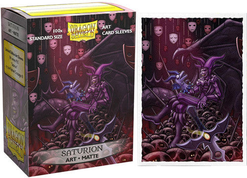 Dragon Shield Art Sleeves Matte 100ct Saturion | L.A. Mood Comics and Games