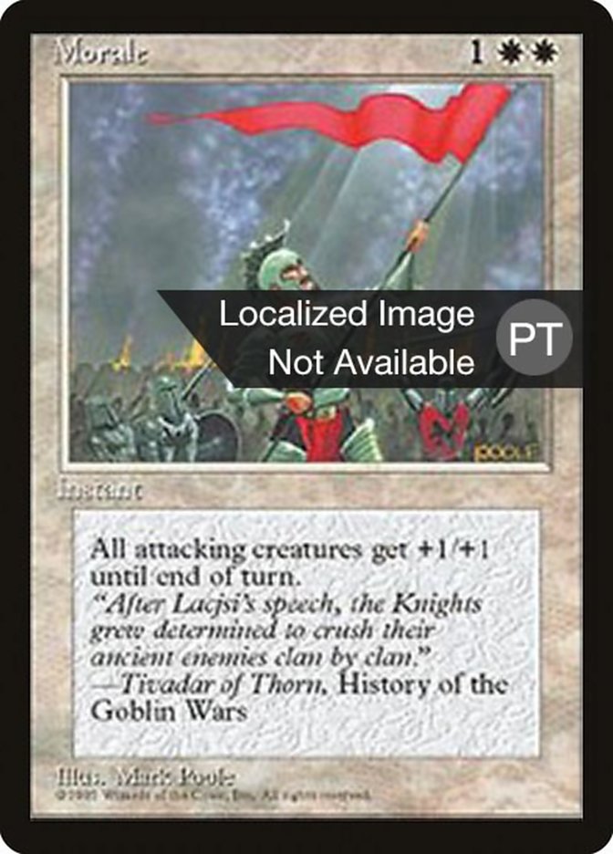 Morale [Fourth Edition (Foreign Black Border)] | L.A. Mood Comics and Games