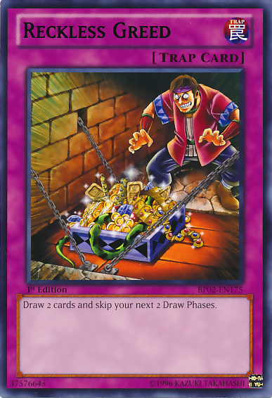 Reckless Greed [BP02-EN175] Mosaic Rare | L.A. Mood Comics and Games