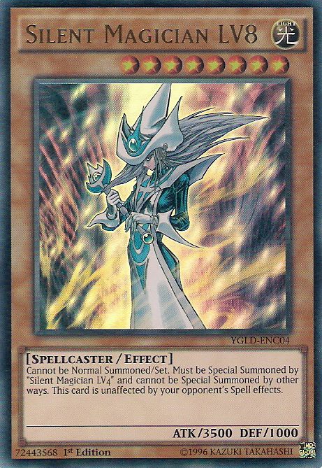 Silent Magician LV8 [YGLD-ENC04] Ultra Rare | L.A. Mood Comics and Games