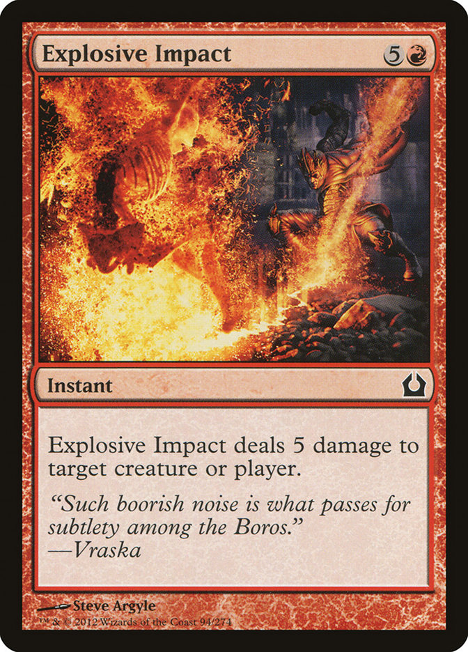 Explosive Impact [Return to Ravnica] | L.A. Mood Comics and Games