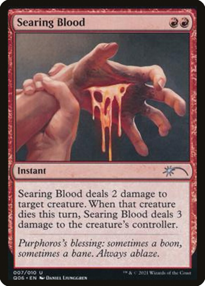 Searing Blood [Pioneer Challenger Decks 2021] | L.A. Mood Comics and Games