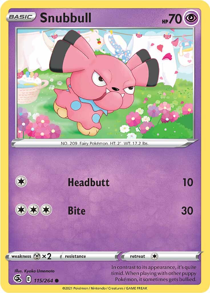 Snubbull (115/264) [Sword & Shield: Fusion Strike] | L.A. Mood Comics and Games