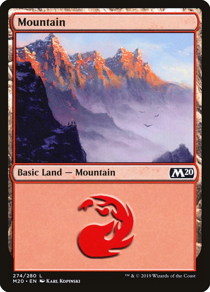 Mountain (274) [Core Set 2020] | L.A. Mood Comics and Games